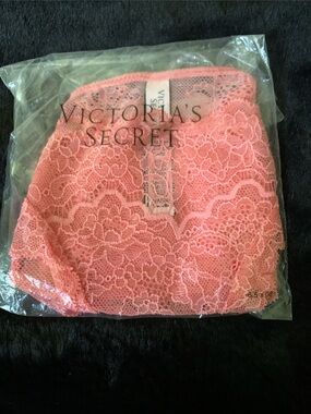Victoria's Secret Coral Pink Lace